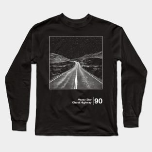 Ghost Highway - Minimalist Style Graphic Design Long Sleeve T-Shirt